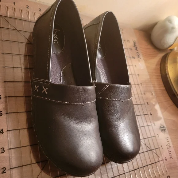 B.o.c. Born Concept Black Comfort Shoes White Stiching Relaxation | Sz 11m - Picture 2 of 9